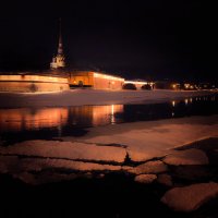 Кронверкский пролив. Петропавловская крепость :: Магомед .