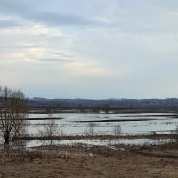 Большая вода.Апрель. :: Михаил Столяров