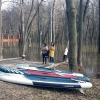 По воде лесопарка на сапах до р.Ока :: Galina Solovova