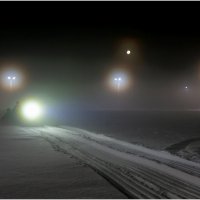 Туманная ночь. :: Валентин Кузьмин