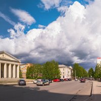 Грозовой фронт. Ухта, район Старый город :: Николай Зиновьев