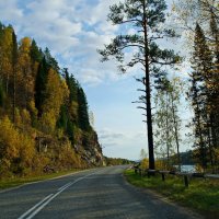 Дорога на Горно-Алтайск. :: Владимир Михайлович Дадочкин