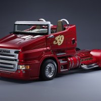 Шоу-стоппер выставок КОМТРАНС-2010 и 2011 Scania R999 Red Pearl :: Борис Русаков