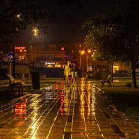 Ночь, после концерта, после дождя. :: Андрей + Ирина Степановы