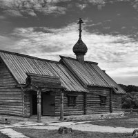 Деревянная церковь в крепости Старой Ладоги :: Valeriy(Валерий) Сергиенко