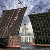 Дворцовый мост,,Нева,Кунсткамера, Санкт Петербург :: Laryan1 