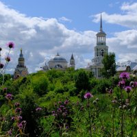 Борисоглебский монастырь с городища :: Георгий А