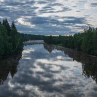 Летним утром на реке Дубне. :: Виктор Евстратов