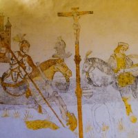 Фреска церкови Ste Foix la Jeune XVI век :: Георгий А