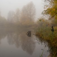 Туман рыбалке не помеха :: Владимир Жуков