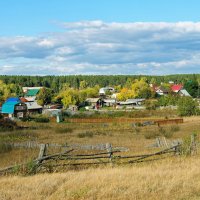 Сибирская глубинка. Домики в деревне :: Дмитрий Конев