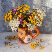 Букет полевых цветов! :: Нина Андронова
