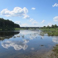 Река Западная Двина в Полоцке. :: Валюша Черкасова