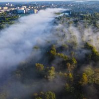 Днепр туманным утром :: Александр Есликов