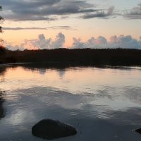 Закат на Финском заливе :: Наталья Герасимова