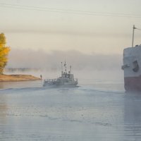 Осень на реке :: Татьяна Титова