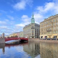 Красный мост через реку Мойка. Санкт-Петербург :: Светлана Каруненко