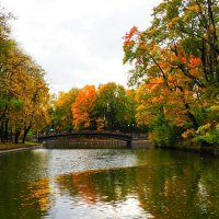 Осень в городском саду. :: Милешкин Владимир Алексеевич 
