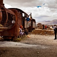 Боливия 2012, Уюни, Кладбище паровозов, :: Олег Трифонов
