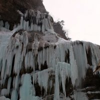 Чегемские водопады зимой :: Юрий Ожев