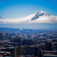 Ереван на фоне Арарата :: KanSky - Карен Чахалян