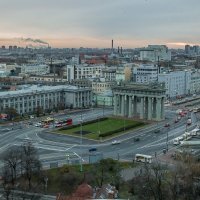 Рассвет на площади Московские ворота :: Сергей 