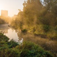 Река в городе. :: Владимир Безбородов