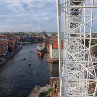 Вид на Гданьск с высоты колеса обозрения :: Oleg S