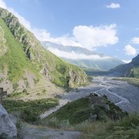 Виды гор в Грузии недалеко от границы :: esadesign Егерев