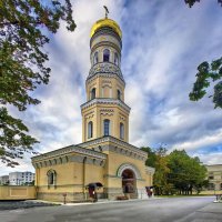 СПБ. Колокольня Воскресенского Новодевичьего монастыря. Архитектор Леонтий Бенуа :: Стальбаум Юрий 