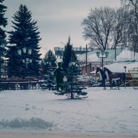 Вот и зима в родном поселке :: Дмитрий Ряховский