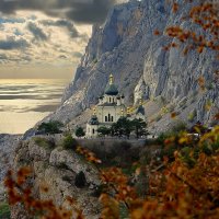 Форосская церковь на Красной скале - визитная карточка Крыма :: Борис 