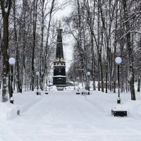 Городской сад в снегу. :: Милешкин Владимир Алексеевич 