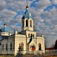 Церьковь Рождества Пресвятой Богородицы в селе Самодуровка Поворинского района Воронежской области. :: Восковых Анна Васильевна 