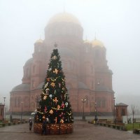 Туман опустился на город.... :: Александр Стариков