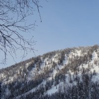 Вид на гору с дикой трассой :: Павел Трунцев