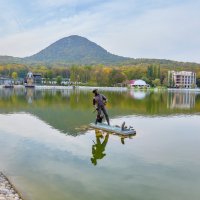 Железноводск. Городской парк. Парковое озеро. Осень 2023 года. :: Николай Николенко