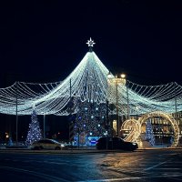 Новогодняя Лубянская площадь. :: Татьяна Помогалова