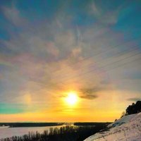 зимний берег реки Бии :: михаил Архангел