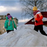 Зимние горки. :: Валентин Кузьмин