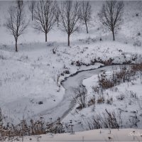 "Замерзшая извилистая речка"© :: Владимир Макаров
