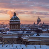 Зимний закат в Санкт-Петербурге. :: Юрий 