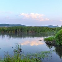 Летнее утро на реке Миасс. :: Алексей Трухин