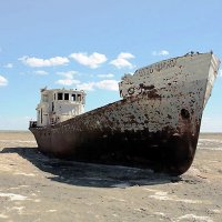 Последнее плавающее судно на Аральском море. Съёмка 2011 года. :: Игорь Олегович Кравченко