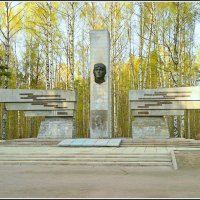 Мемориал  погибшим героям-лётчикам, выпонявшим боевые действия с аэродрома в Сосновке :: Юрий Велицкий