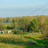 Сибирская глубинка. Домики в деревне :: Дмитрий Конев