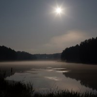 Ночь на озере :: Евгения Цвеклинская
