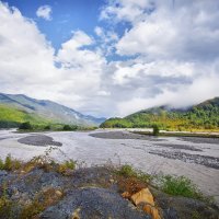 Осенняя река Шахе :: Алена Бадамшина