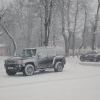 Первый снег... и это в феврале... :: Роман Савоцкий