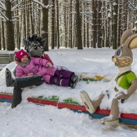 Алиса с друзьями из мультика :: Сергей Цветков